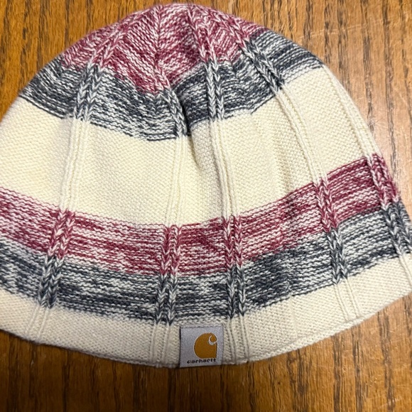 Carhartt ~ Beanie ~Striped ~Ribbed  Knit Cuffed ~Hat ~Stretch ~Unisex~ One Size - Picture 14 of 16